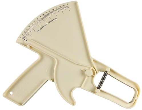 Xijobido Körperfettmessschieber, Fettmaß für den Körper | 0–88 mm Fat Skinfold,Professionelles tragbares, präzises Messwerkzeug für Fettmessungen für Diätetiker und