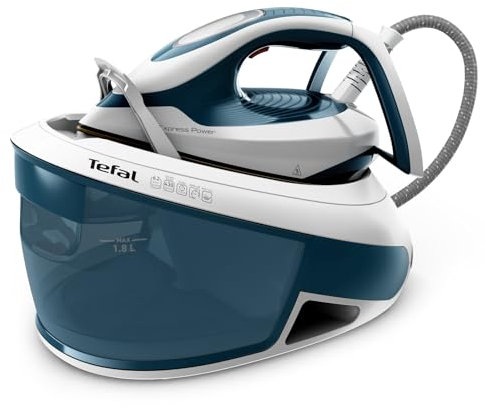 Tefal Express Power SV8111 1,8 l Durilium AirGlide Autoclean soleplate Blau - Wei? (SV8111E0)