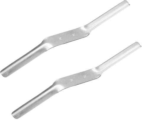 2 Pcs Brick Jointer Tool – 1/2 inch x 5/8 inch for Bricklaying, Durable Steel Jointing Tool for Professional and DIY Projects