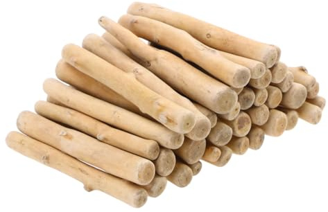 HOMSFOU Barra De Madera Flotante Natural Para Decoración Artesanía, Paquete 250g, Tamaño 10 Cm, Madera Sin Tratar, Manualidades Creativas, Uso Hogar, Oficina y Acuario
