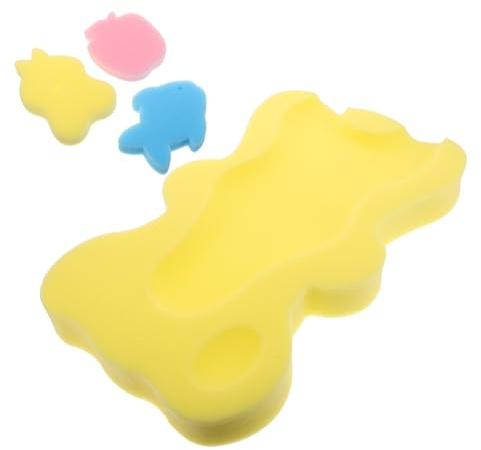 minkissy Tappetino in Spugna Per Bagnetto Dei Ragazzo Ragazza Ragazza Supporto Imbottito Morbido Inserto Per Vasca Da Bagno e Cuscino Per Lavandino