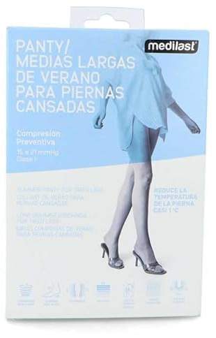 MEDIALAST Panty Fresh Beige Compresion Ligera M Calcetines, Único, Estándar Unisex Adulto