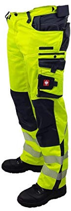 Engelbert Strauss e.s. Motion - Pantalones de seguridad (52), color amarillo