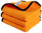 MR.SIGA Lot de 3 Chiffons de Séchage pour Voiture, Chiffons de Nettoyage en Microfibre Ultra-Épais et Absorbants, Chiffons de Polissage Entretien Voiture, 40 x 60 cm, Orange