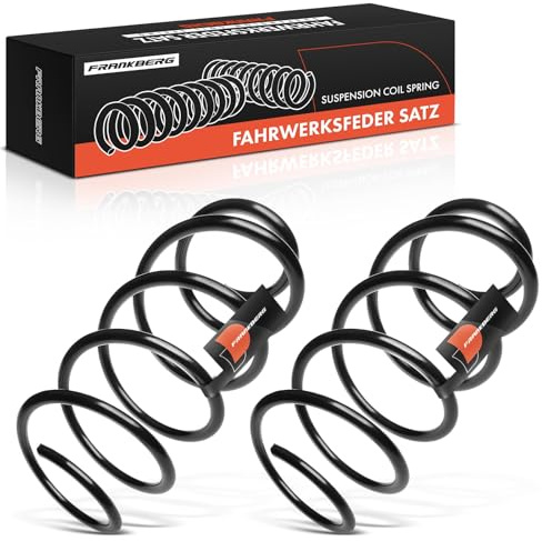Frankberg 2 muelles de suspensión para eje delantero compatible con Clase B W245 B180 CDI B200 CDI Hatchback 2005-2011