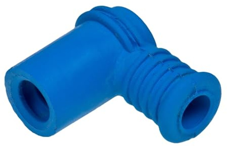 Cappuccio candela corto in silicone blu