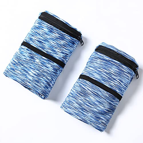 Handgelenk Beutel, Sport Handgelenktasche mit Reißverschluss, für Laufen, Joggen, Spazieren, Gassi gehen, Fahrrad und Yoga etc