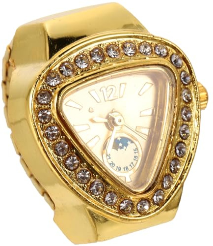 POPETPOP Mini Ring Watch for Women and Students Modern Finger Watch with Unique Dial Comfortable and Durable Design for Daily Wear and