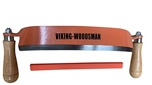 Viking Woodsman LT036 8 inch curved Draw Shave for Logs + green Wood