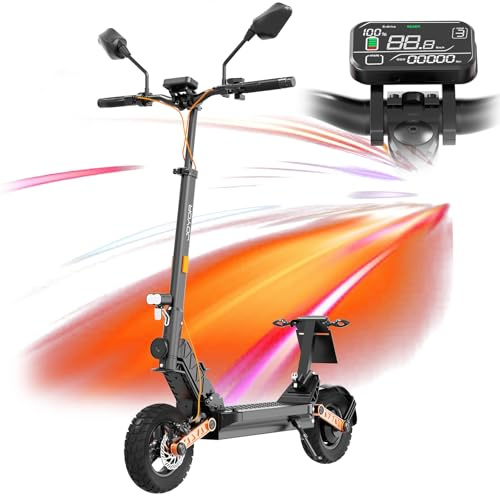 JOYOR Escooter Roller mit Straßenzulassung S/T-Serie, Reichweite 40-100 km, Batterie mit Großer Kapazität 48V13/26AH, Elektroroller 10 Zoll Offroad Reifen