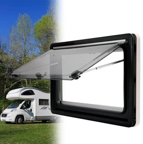 ELIKBH Lanterneau Caravan Window à Angle Droit Fenêtre Extérieure Lanterneau Camping Car Amenagement Van pourMobile-Home Caravane Camionnette Et Maison(Size:1000 * 500mm)