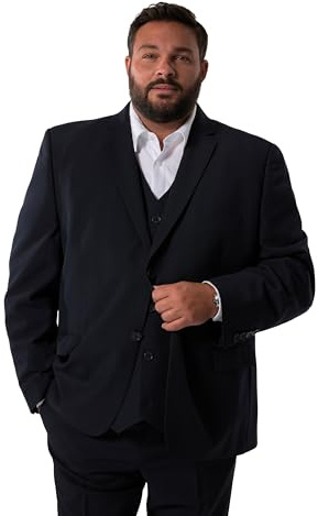 Men Plus Herren große Größen Übergrößen Menswear L-8XL Sakko, Business, Baukasten, Porto Navy blau 66 835064130-66