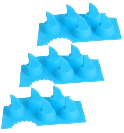 COLLBATH 3pcs Ice Mold Silicone Ice Cube Tray Novelty Reusable for Boys and Girls