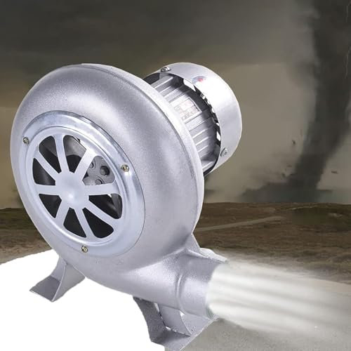 BBQ-tillbehör, elektrisk Blacksmith Forge-fläkt – 220 V centrifugalgrillfläkt, kompakt kommersiell luftblåsare, liten pumpfläkt för camping/koja