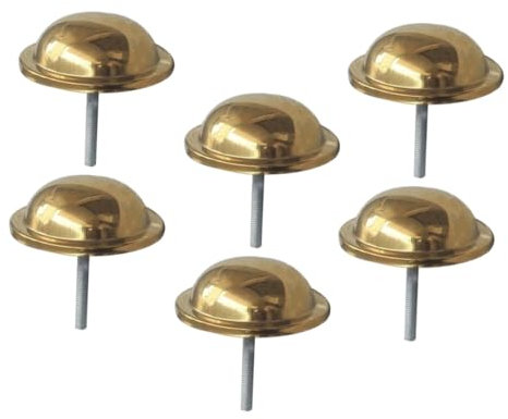 DOITOOL 6 Stück Dekorative Polsternägel Aus Edelstahl Für Türen Im Vintage-stil Zur Möbelreparatur Möbelnägel Aus Metall Mit Zubehör Zur Schnellen Installation