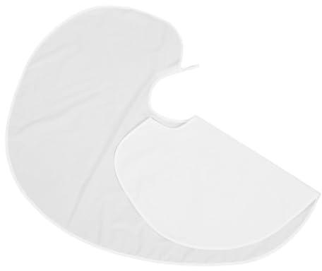 POPETPOP Parrucchiere Bianco per Taglio Chioma e Tinta Grembiule Professionale Unisex ad Asciugatura Rapida Facile da Pulire