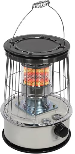 Portable Kerosene Heater, 8,000–10,000 BTU, 6L Fuel Tank, 360° Surround Heating, Compact Durable Design, Up to 18-Hour Runtime, Indoor & Outdoor (Garage, Camping, Emergency)