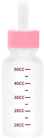 HENYGEN Haustier-Stillflasche für Säuglinge, Flüssigkeit, Milch, Wasser, Fläschchen für kranke Neugeborene, Stillbedarf, Fläschchen für Kätzchen, Welpen