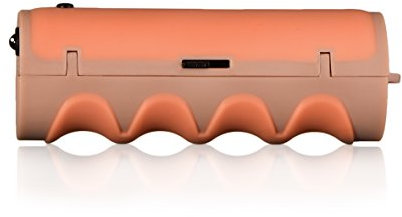 gripONE Ivory Peach - der clevere Tragegriff für Einkaufstaschen, Tüten, Farbeimer und mehr, mit integrierter LED-Taschenlampe und Einkaufswagenchip