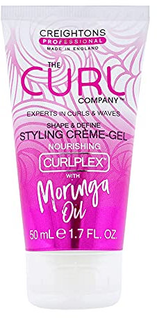 Creightons Professional The Curl Company Shape and Define Styling Creme-Gel (50 ml Travel Size Mini) - Experts in Curls and Waves; Professionally Formulated with Nourishing Moringa Oil
