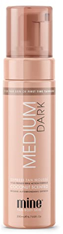MineTan Medium Dark Selbstbräunermousse 200 ml