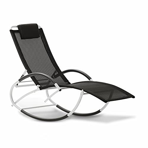 Leco Schaukelliege verstellbar schwarz