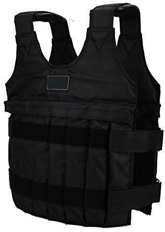 Verstellbare Gewichtsweste, Krafttraining Weight Vest für Damen und Herren, kann 20 kg tragen, geeignet für Sport und Boxen