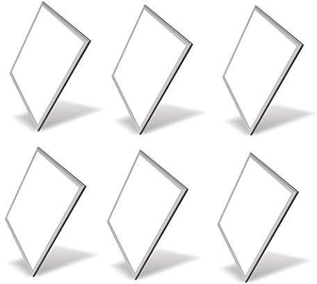 Tempo di Saldi 6 x LED-Panel 48 W quadratisch 60 x 60 cm Einbau-Deckenleuchte mit kaltem Licht