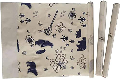 100X33Cm Roll Beeswax Food Wrap Reusable Zero Waste Eco-Friendly Sustainable Seal Storage Snack Wraps, C-F