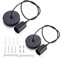 ZHIQIN 2 Piezas Portalámpara E27 de Metal Para Lámparas Colgante Lampara Cuerda Techo Vintage con Cable Ajustable 100 cm para Bar, Cafetería, Tienda de Ropa, Hogar, Hotel(Negro)