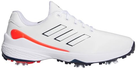 adidas Scarpe da golf da uomo Zg23 con punte, Bianco Navy Red, 42 EU