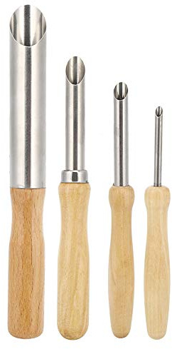 Garosa Taglierina Argilla 4 Lame Manico Legno | Strumento per Scultura In Argilla con 4 Lame. Manico In Legno e Design ergonomico. perfetto per Ceramisti