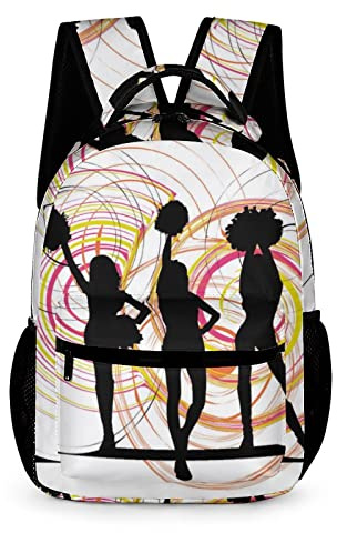 Schultaschen Cheerleading Rucksack Leichter Schulrucksack Für Schule Wandern Camping Reisen Outdoor 32x15x43cm