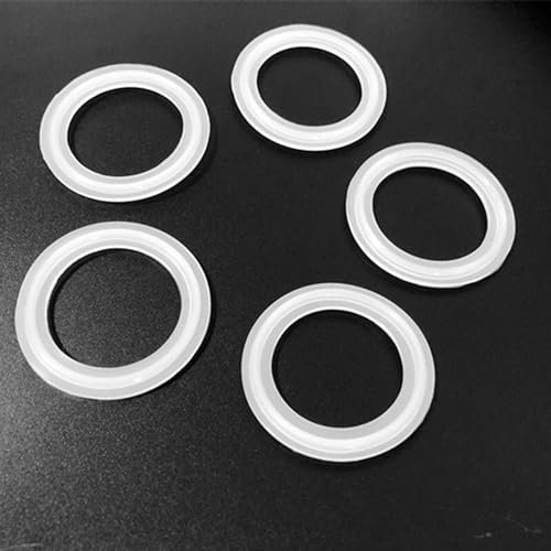 Rondelle en caoutchouc, joint en caoutchouc, rondelle d'étanchéité for joint torique 5 pièces O/D 2Tri Clamp Virole Bande d'étanchéité en silicone Joint d'étanchéité, for produits laitiers faits mais