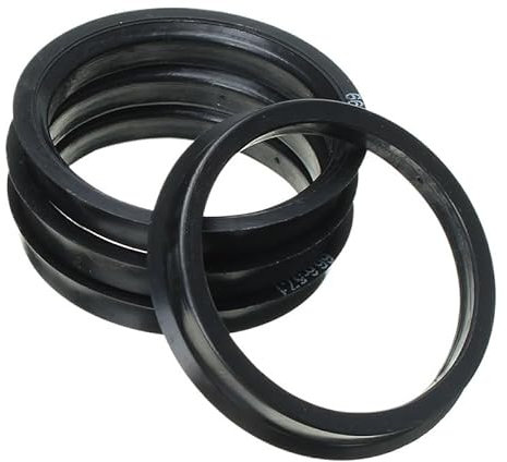GiereR Zentrierringe 66.6 Auf 57.1 4 Teile/Satz Kunststoff Schwarz Nabe Centric Ringe Auto Rad Bohrung Center Kragen 66,6-57,1mm Hub Center Ringreifen Zubehör