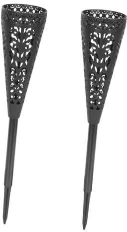 Yardenfun Decorazione Per Tomba Set Di 2 Vasi Per Fiori Resistenti Alle Intemperie Per Giardino Patio Cortile Facile Da Inserire Nel Terreno