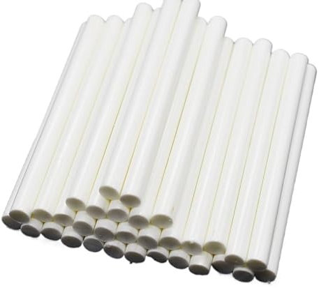 HeißKlebesticks 20Pcs 7x 100mm Hot Melt Kleber Sticks for 7mm Elektrische Kleber Pistole Handwerk Hand Reparatur Weiß Klebstoff siegellack Stick HeißKlebepistole Sticks