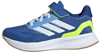 adidas Unisex niños RUNFALCON 5 Shoes Kids, Bright Royal/Cloud White/Lucid Lemon, 35 EU