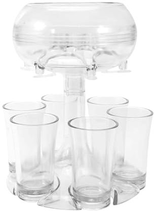 Shot Glass Dispenser and Holder | Imitation Glass Acrylic Dispenser - Dispenser Holder Shot Glass Dispenser for Juice, Beer, Coffee, Tea