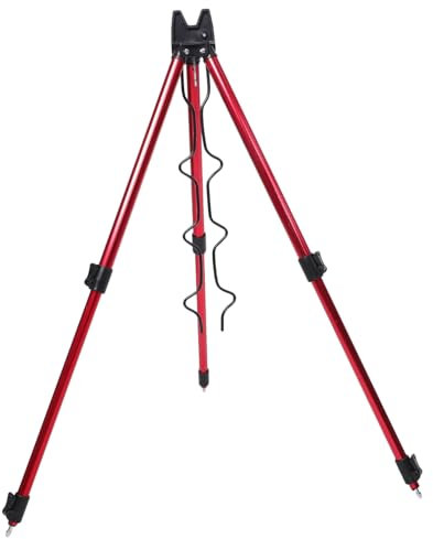 EXHUMKY Soporte Telescópico para Cañas De Pesca De Resistente para Pesca Río y Playa Soporte Portátil y Ligero Accesorio Práctico Agua Salada y Dulce