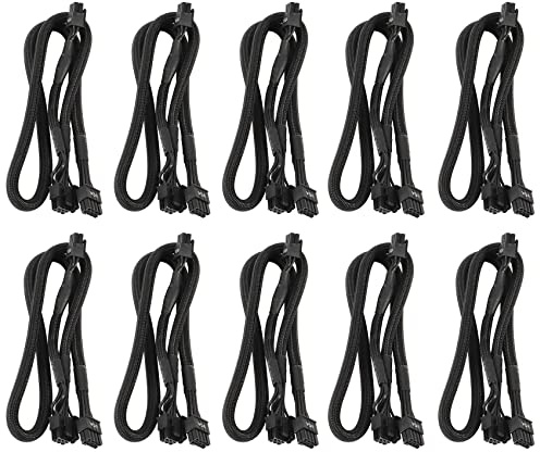 Janasiba 10 cables de 8 pines a doble 8 pines 6 pines PCIE VGA para Supernova G2 G3 G5 P2 T2 GS G + 650 750 850 1000