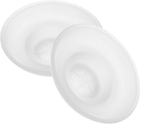 Portasapone in Vetro Satinato 2 Pezzi Rotondo per Bagno | Piattino Ricambio Portasapone, Self Draining Soap Tray, Vetro Portasapone Bagno