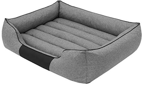 PillowPrim Hundebett Hundesofa Hundekissen Hundekorb Hundecouch Tierbett Weich Haustierbett L-XXXL Größen