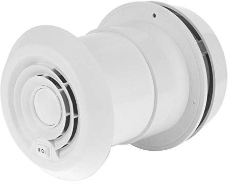 aqxreight Rv Fan, Ventilatore da tetto 12V 3000R/min LED Air Ventilazione a soffitto Griglia di Raffreddamento Rotonda Silenziosa per Trailer da viaggio Van