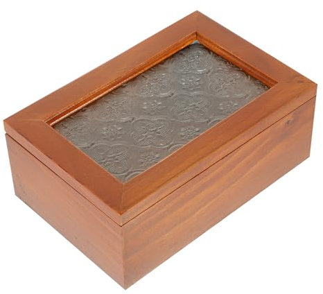 FUNOMOCYA Holzbox Mit Deckel Für Schmuck Schmuckkästchen Aus Und Holz Aufbewahrungsbox Für Uhren Und Schlüssel Retro-schmuckschatulle Für Schreibtisch