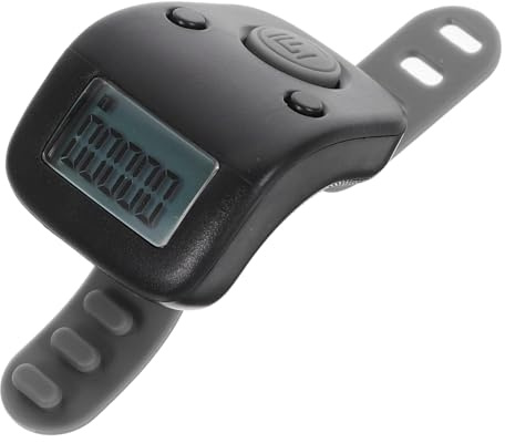 Gatuida Digitaler Fingerzähler Silikon-fingerzähler Klickerzähler Mit Zahlenlamelle Rundenzähler Zum Schwimmen Manueller Clicker Für Sport Und Zählen Tragbar Für Training Und