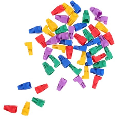 iplusmile Gaines De Protection pour Câbles Ethernet, Gaines en Plastique Résistantes à l'usure, Protecteurs De Connecteurs pour Câbles Réseau