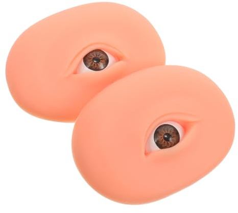 Beaupretty Tablero de Práctica de Maquillaje de Ojos Silicona de para Entrenamiento de Ceja y Sombra Herramienta para Principiantes Maquillaje