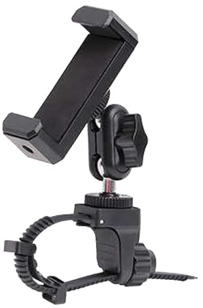 MotiveTech Soporte para Teléfono para Instrumento de Viento con ángulo Ajustable, Instalación Práctica con Correa Ajustable para Trombón, Trompeta Y