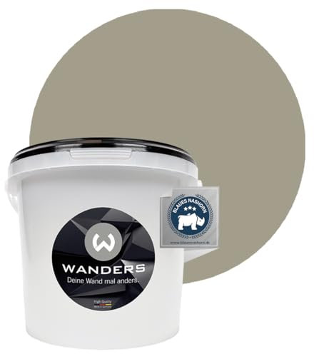 Wanders Tafelfarbe 3L, Pariser Taupe - Wasserbasierter, Tafellack matt für Kreative Wandgestaltung & einfache DIY-Anwendungen. Beschreibbar & Abwischbar. In vielen modernen Farben